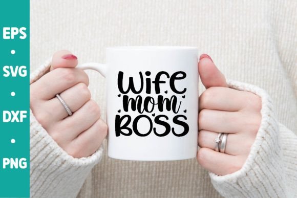 A Design Review: Wife Mom Boss SVG for Real Embroidery