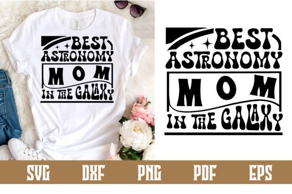 A Designer’s Review: The “Best Astronomy Mom” Embroidery File