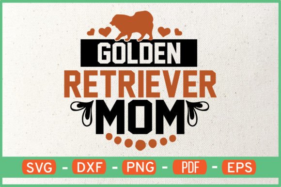 A Golden Retriever Design for Crafters and Dog Moms