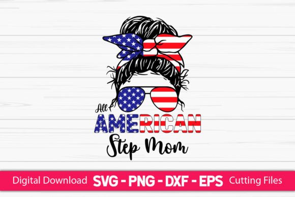 A Professional Look at the All American Step Mom Messy Bun Design