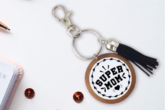 A Real Designer's Take on the Super Mom Keychain SVG