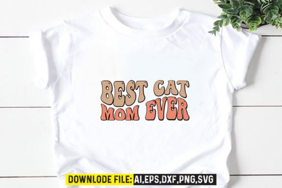 A Retro Embroidery Design for Cat Moms